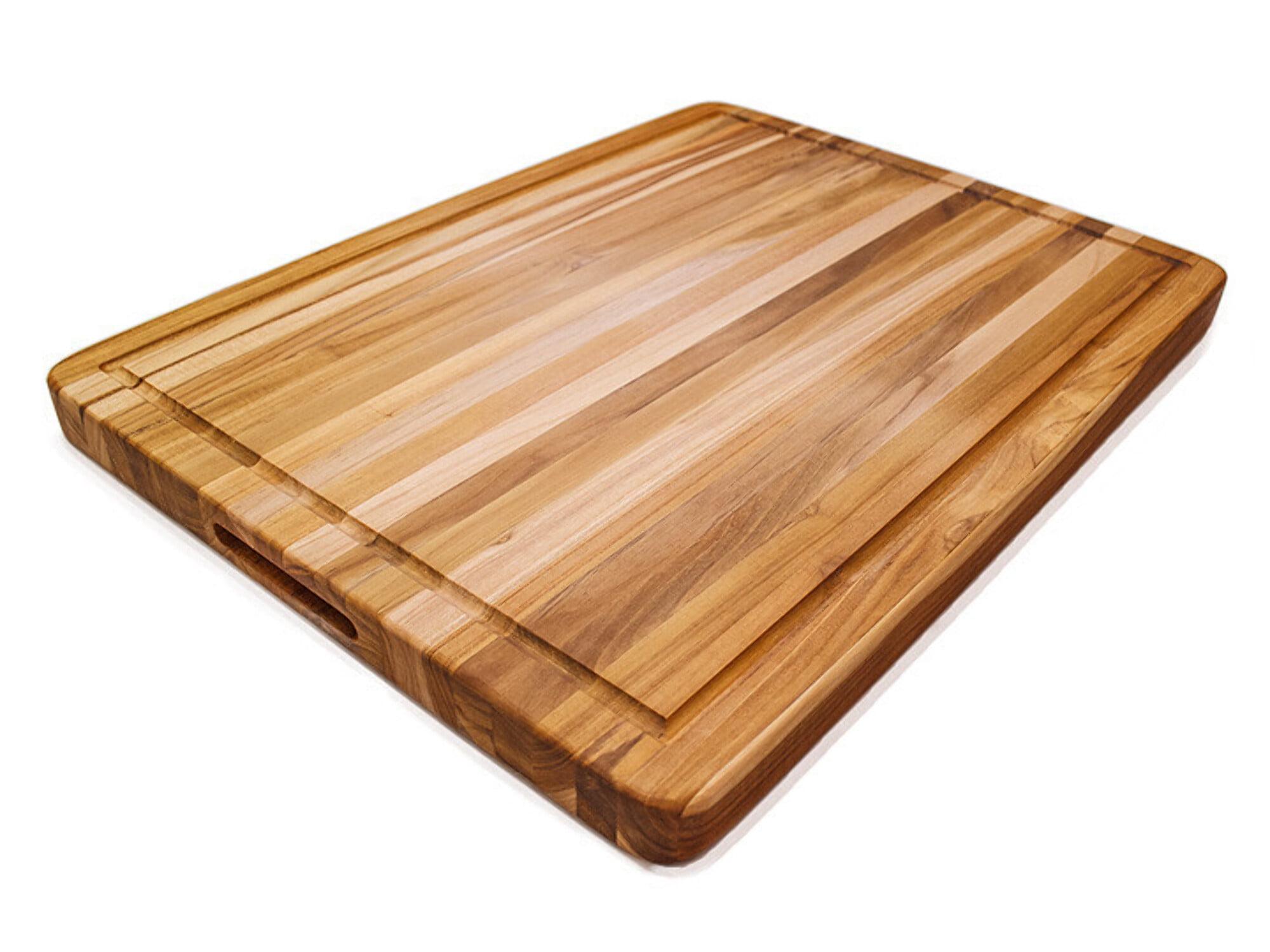 Teak Haus 108 24x18x1.5" 15lb Teakwood Food Preparation Carving Board