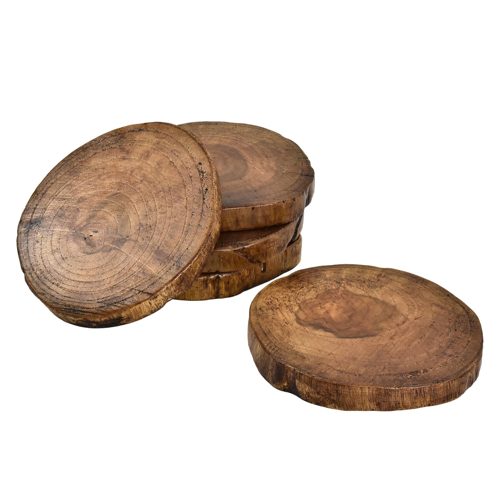 Wood 5 Piece Coaster Set (Set of 5)