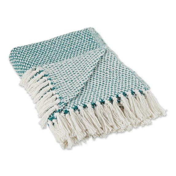 Design Imports Hand Woven Throw Blanket