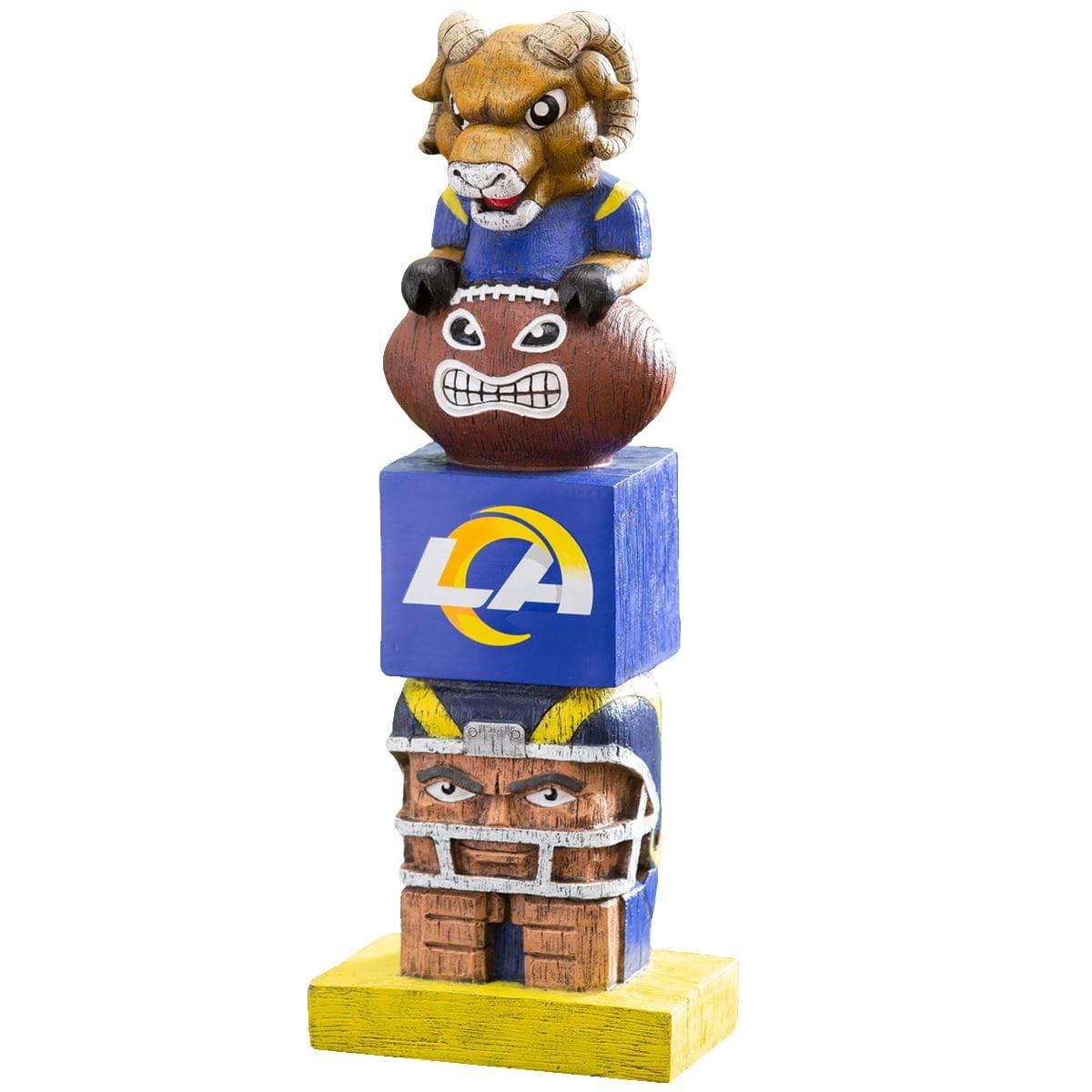 Team Garden Statue, LA Rams, Blue & Gold