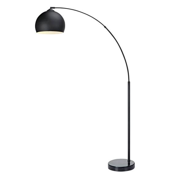 Wrought Studio™ Perlis 66.93" Arc Floor Lamp with Solid Marble Base