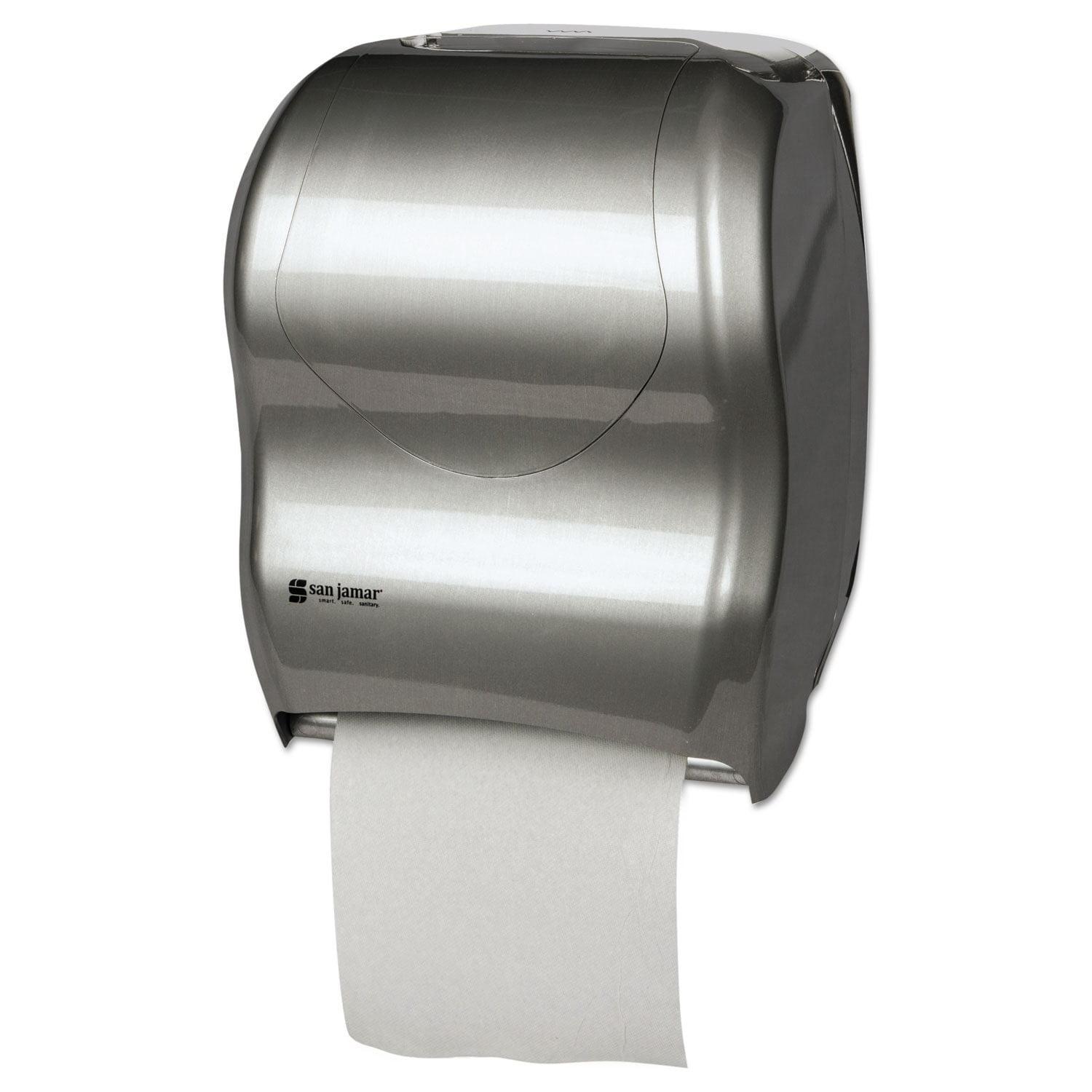 San Jamar Tear-N-Dry Touchless Roll Towel Dispenser, 16.75 x 10 x 12.5, Silver