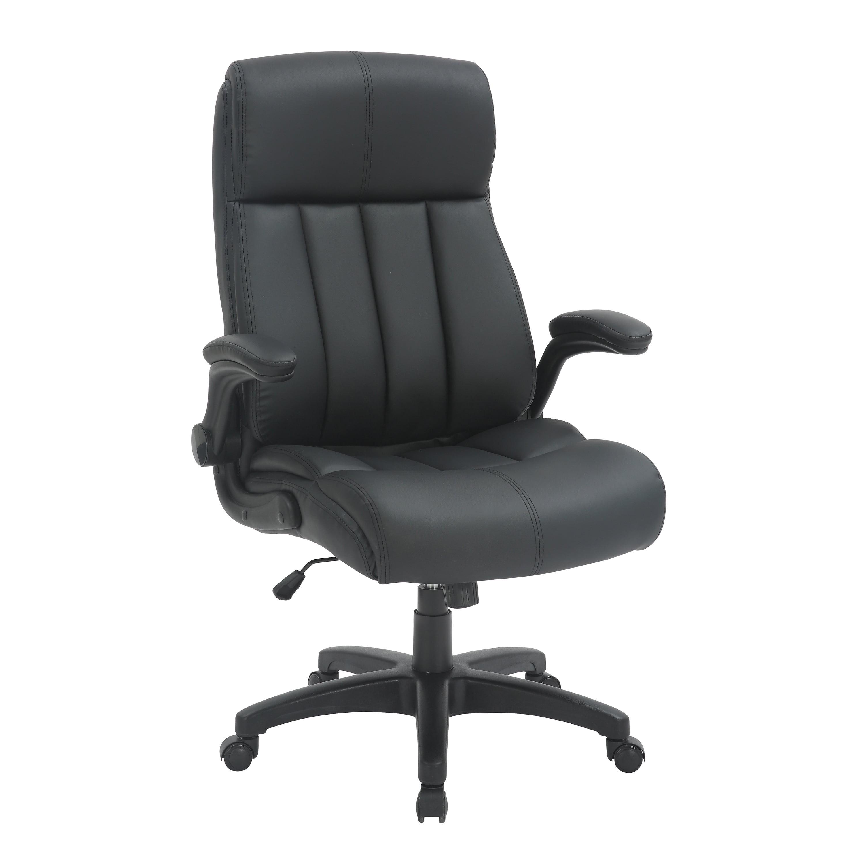 Winston Porter Baillie Medium Back Executive Office Chair with Flip-Up Arms