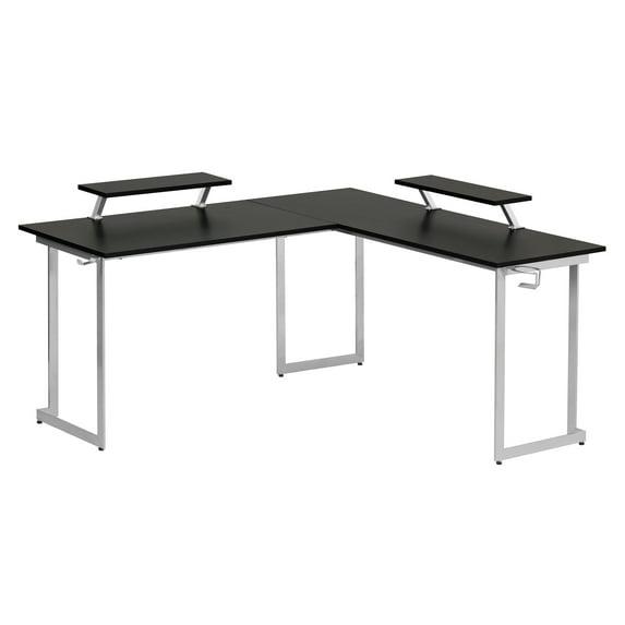 L-Shaped Metal Base Accent