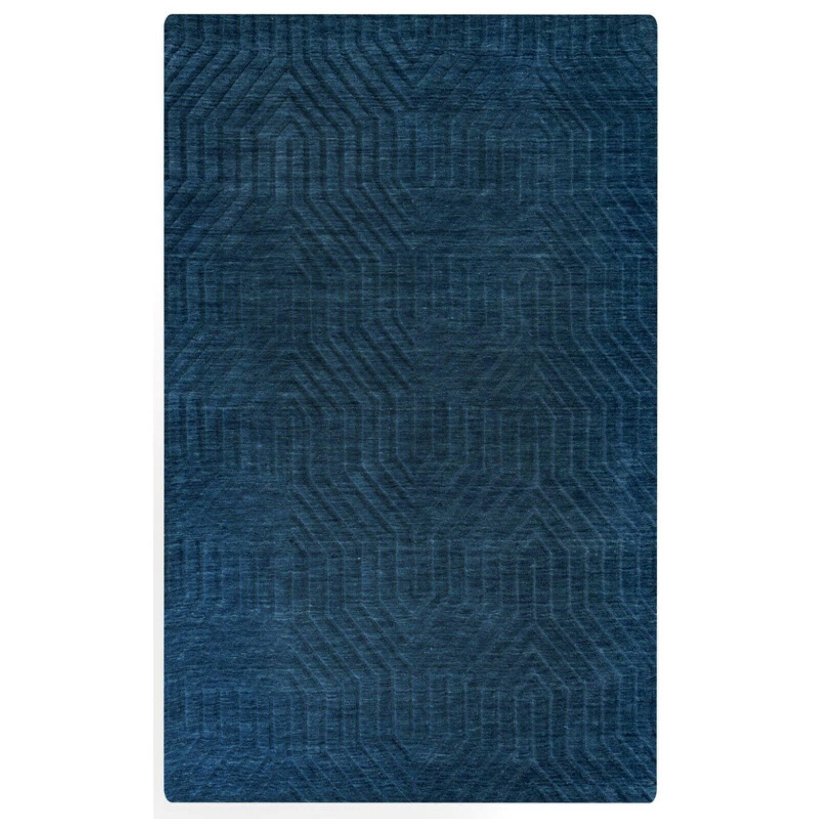 Technique Blue 5' x 8' Hand Loomed Rug- TC8576