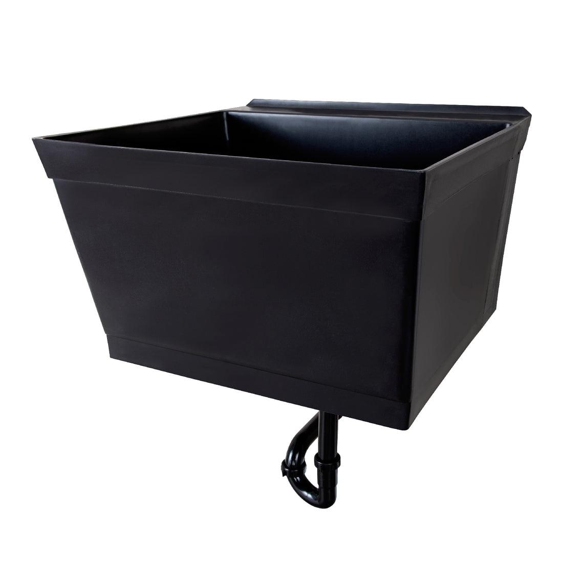 Utility-Sink 040 US3502BLK 23" L x 24" W Wall Mount Laundry Sink