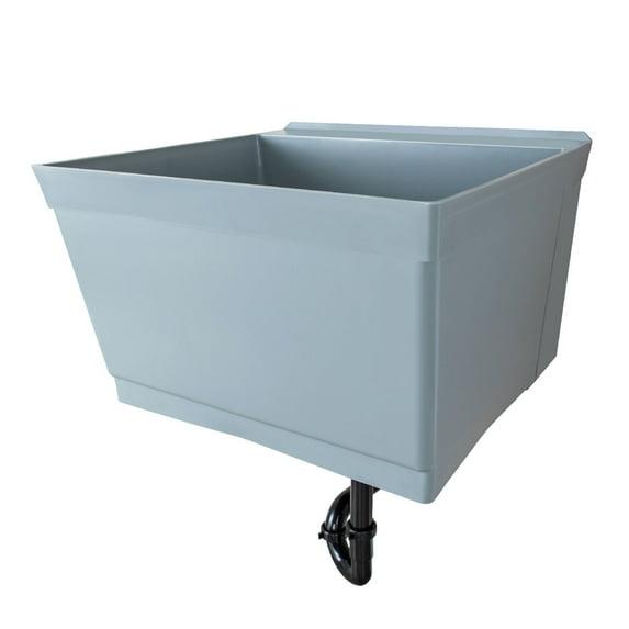 23" L x 24" W Wall Mount Laundry Sink