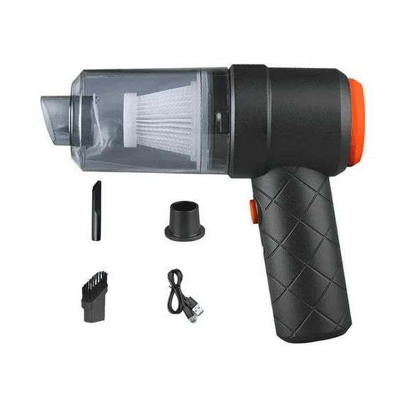 TekDeals 7.4V Cordless Handheld Vacuum Cleaner - Dual Suction & Blowing, USB Charging, HEPA Filter