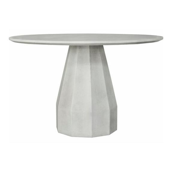 Chrysanthe Indoor / Outdoor Round Dining Table