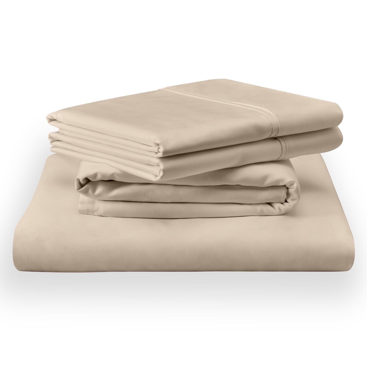 Sandstone Full Cotton Sheet Set with StayTight Bands