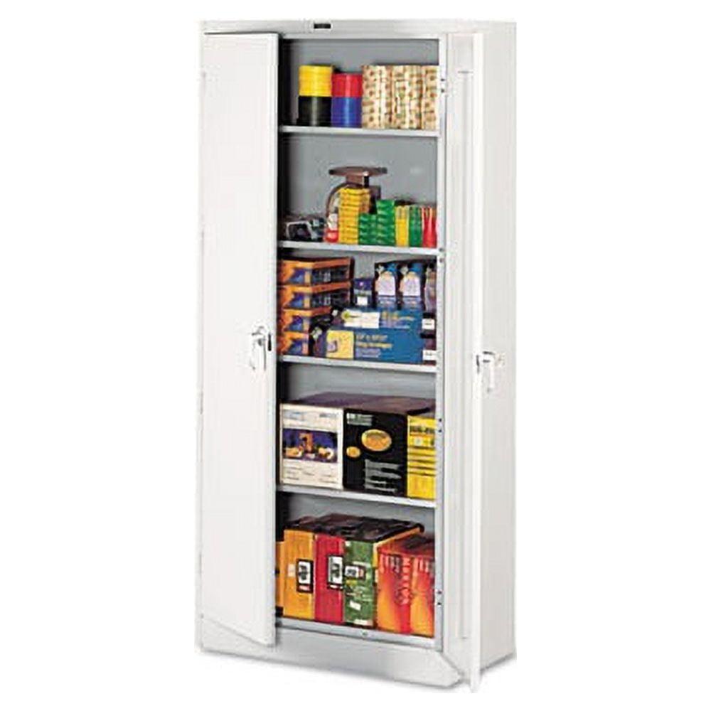 Tennsco 78" High Deluxe Cabinet, 36w x 18d x 78h, Light Gray