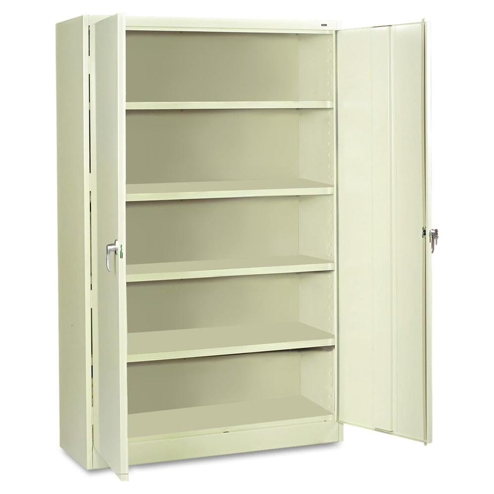 Putty Heavy-Duty Steel Jumbo Office Storage Cabinet with Adjustable Shelves