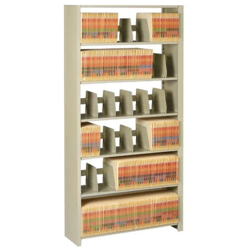 Tennsco Snap-Together Open Shelving Units, Starter Metal Flat Files Open