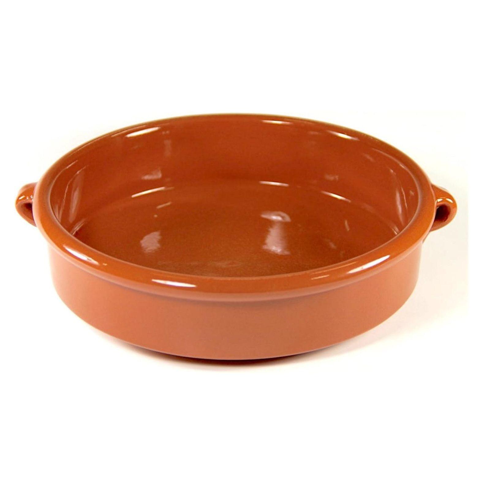 Terra Cotta Cazuela Dish, Round - 9.5 inch / 6 cup capacity