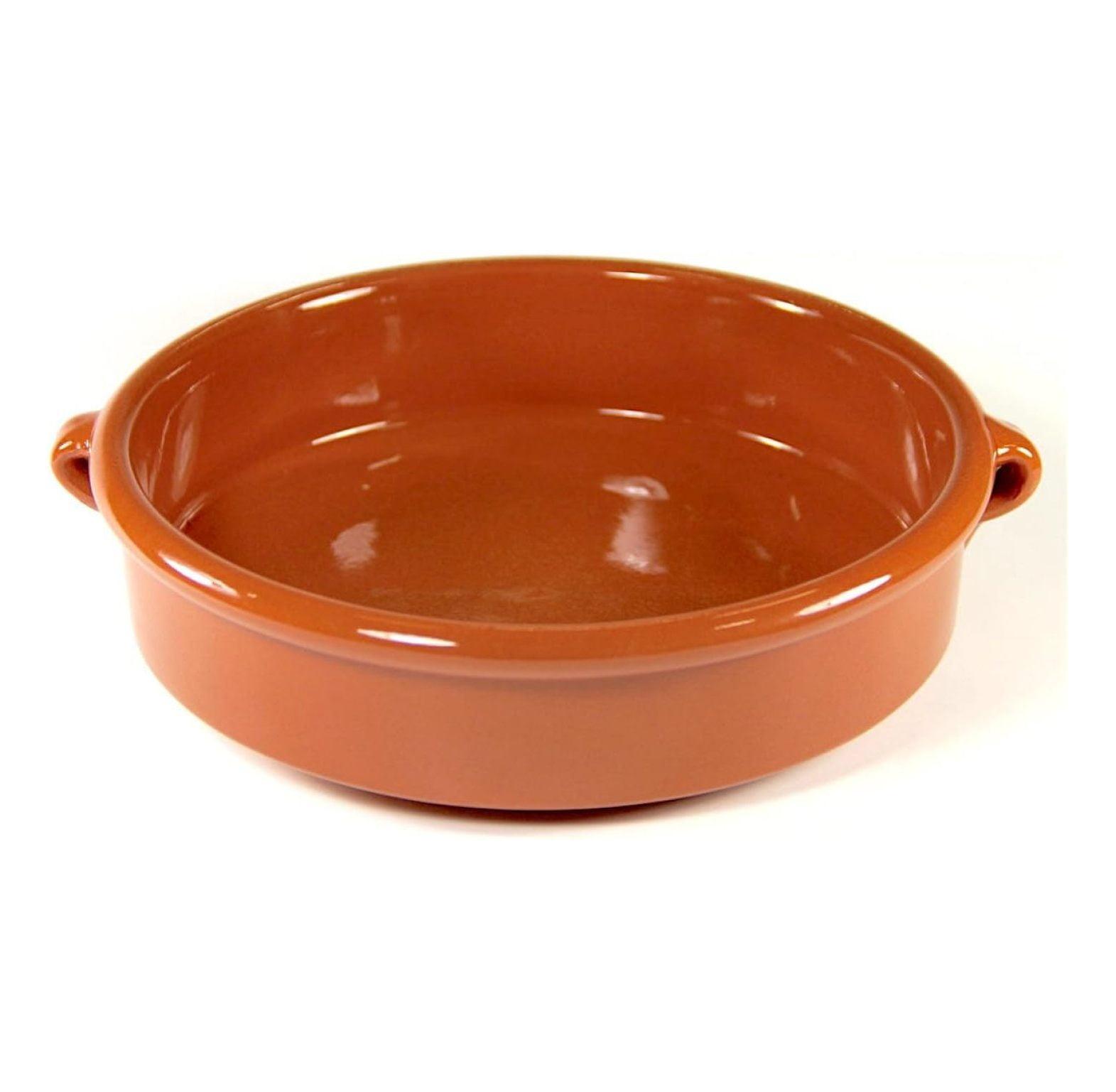 Terra Cotta Cazuela Dish, Round - 9.5 inch / 6 cup capacity