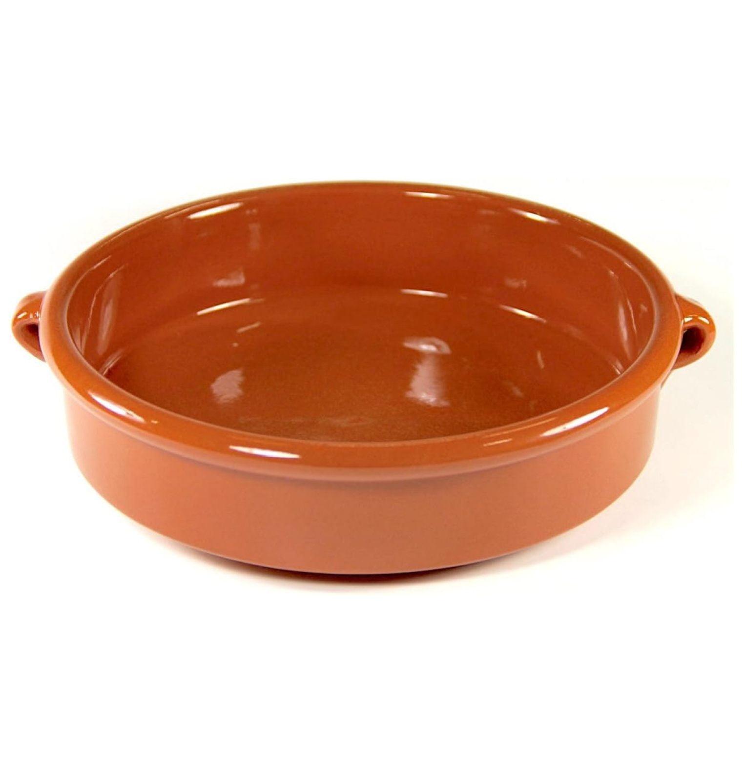 Terra Cotta Cazuela Dish, Round - 9.5 inch / 6 cup capacity