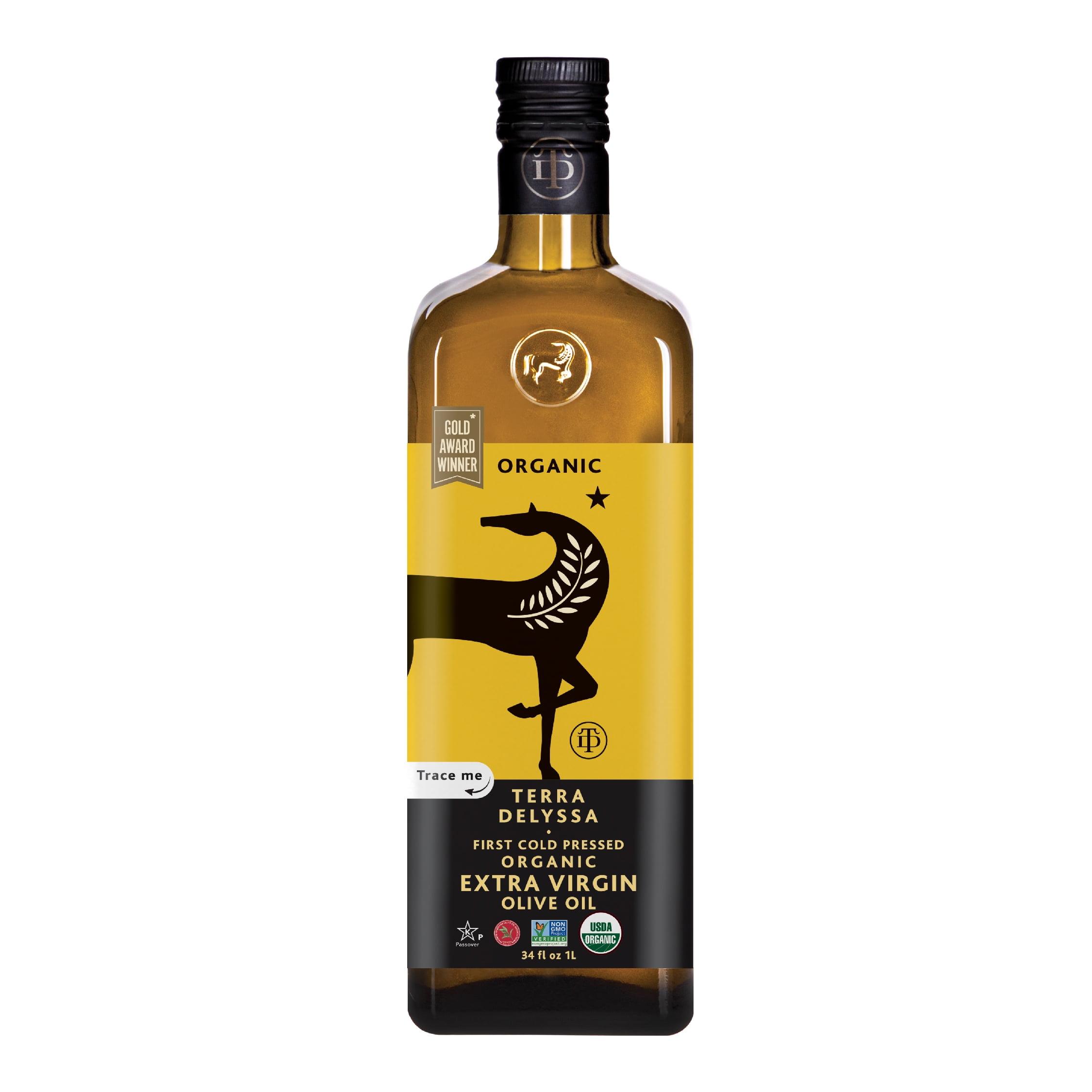 Terra Delyssa 100% Organic Extra Virgin Olive Oil - 34 fl oz
