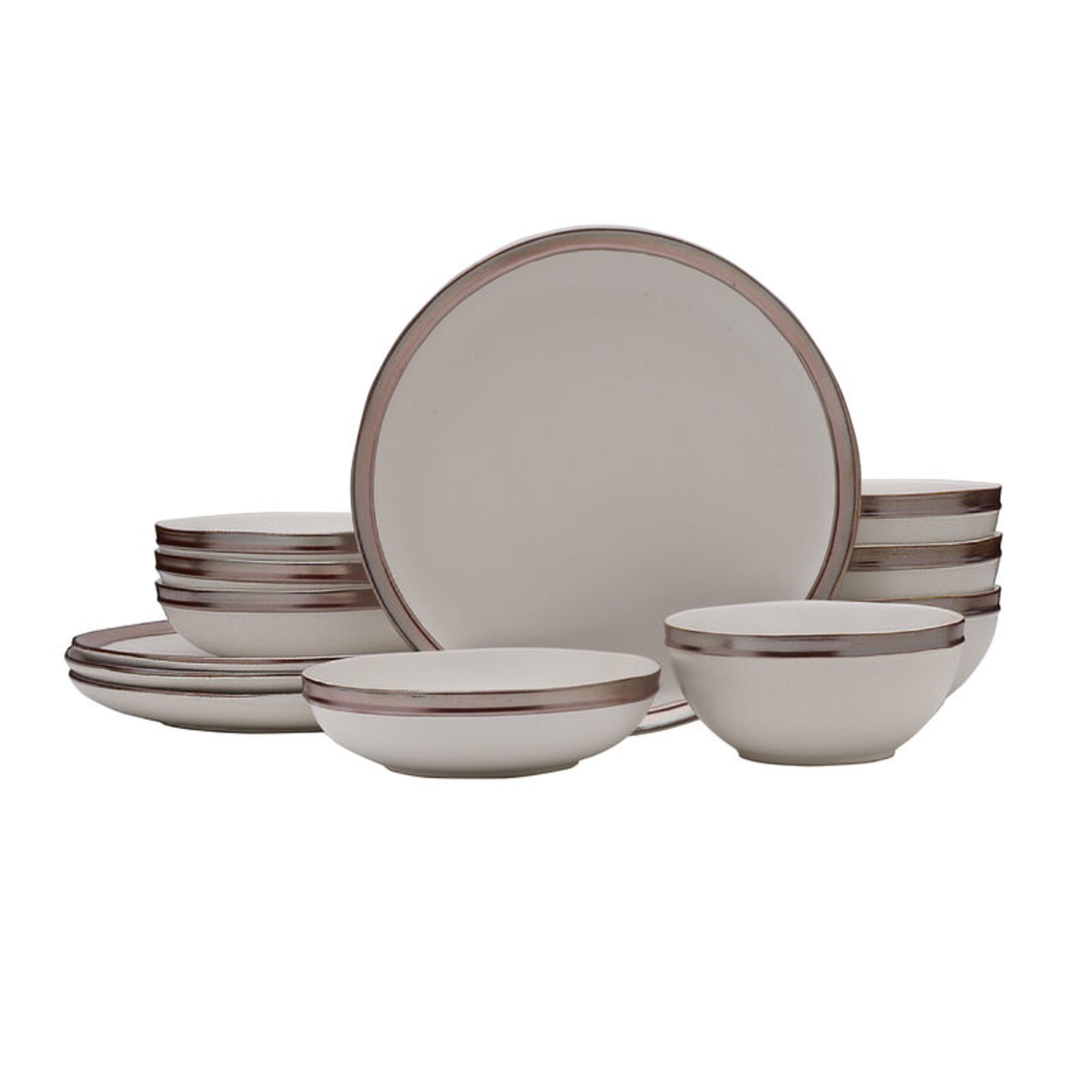 Test-Mikasa Miller White 12-Piece Dinnerware Set