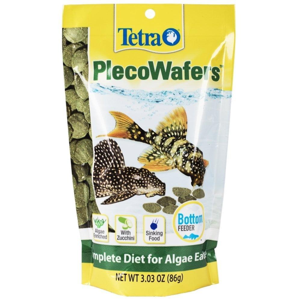 Tetra Wafers Nutritionally Balanced Fish Flavor Dry Fish Food for Algae Eaters - 3.03oz