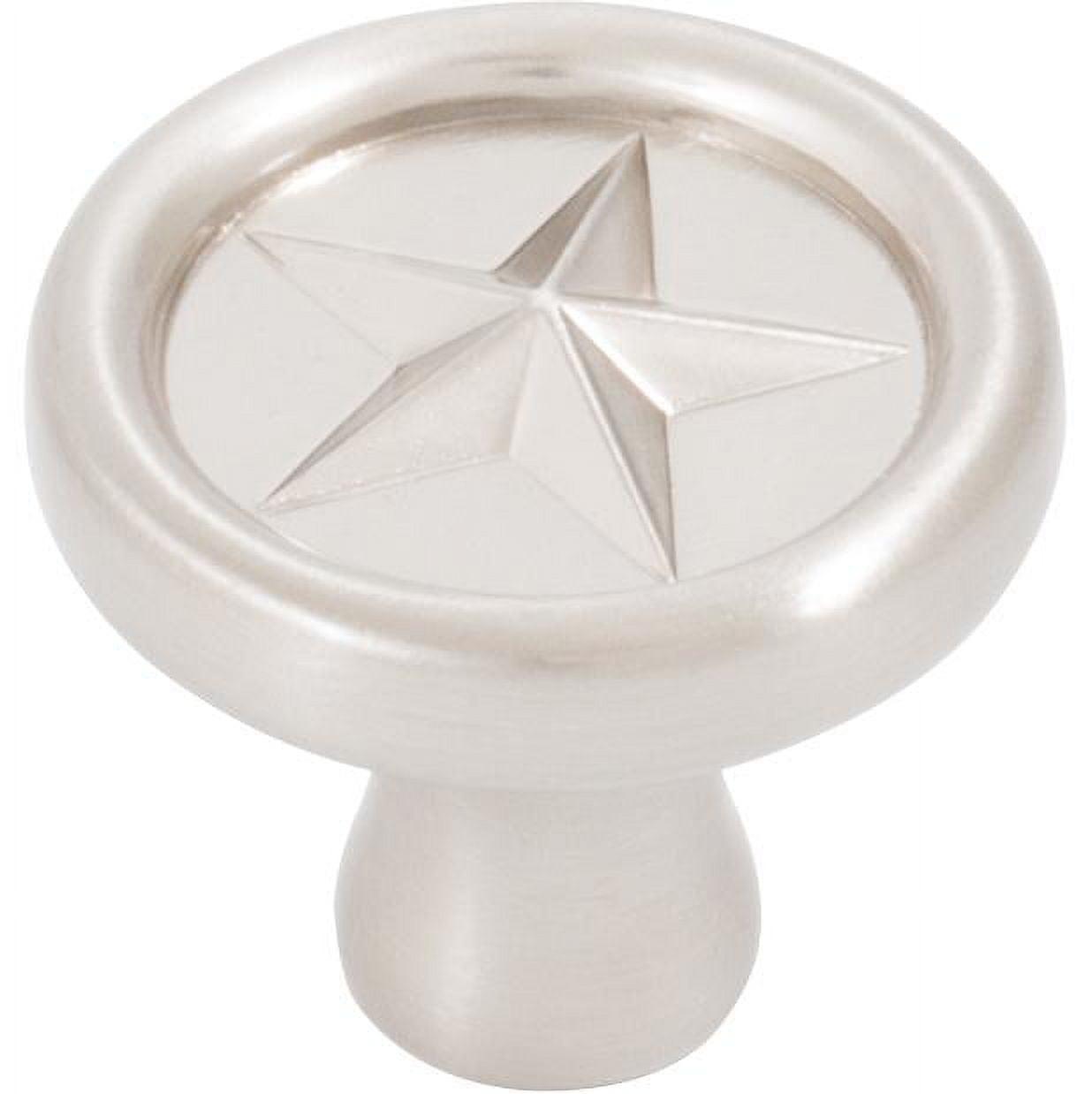 Stone Harbor Hardware Texas Star Cabinet Knob, 1-1/4 Inches, Satin Nickel By Stone Harbor Hardware