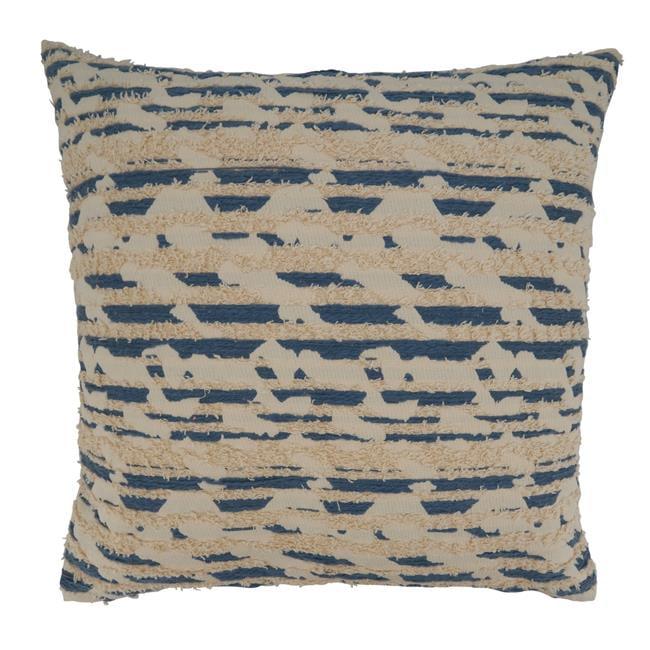 Trivium Abstract Cotton Throw Pillow