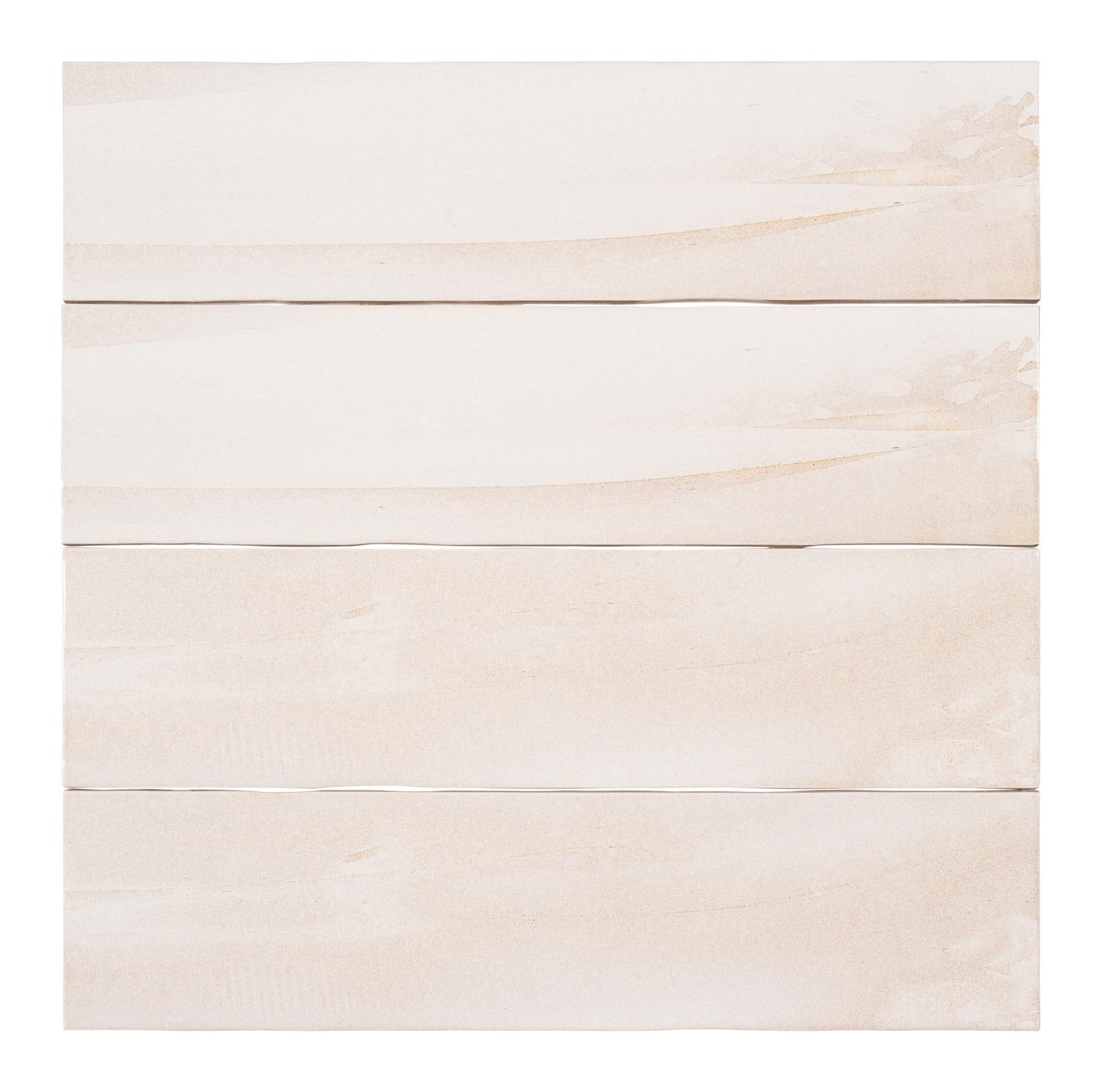 Thames 3-in. x 12-in. Subway Marble Look Satin Ceramic Wall Tile
