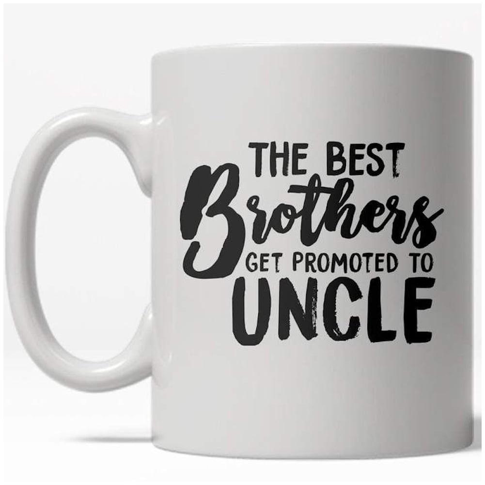 White Ceramic Uncle Promotion Coffee Mug