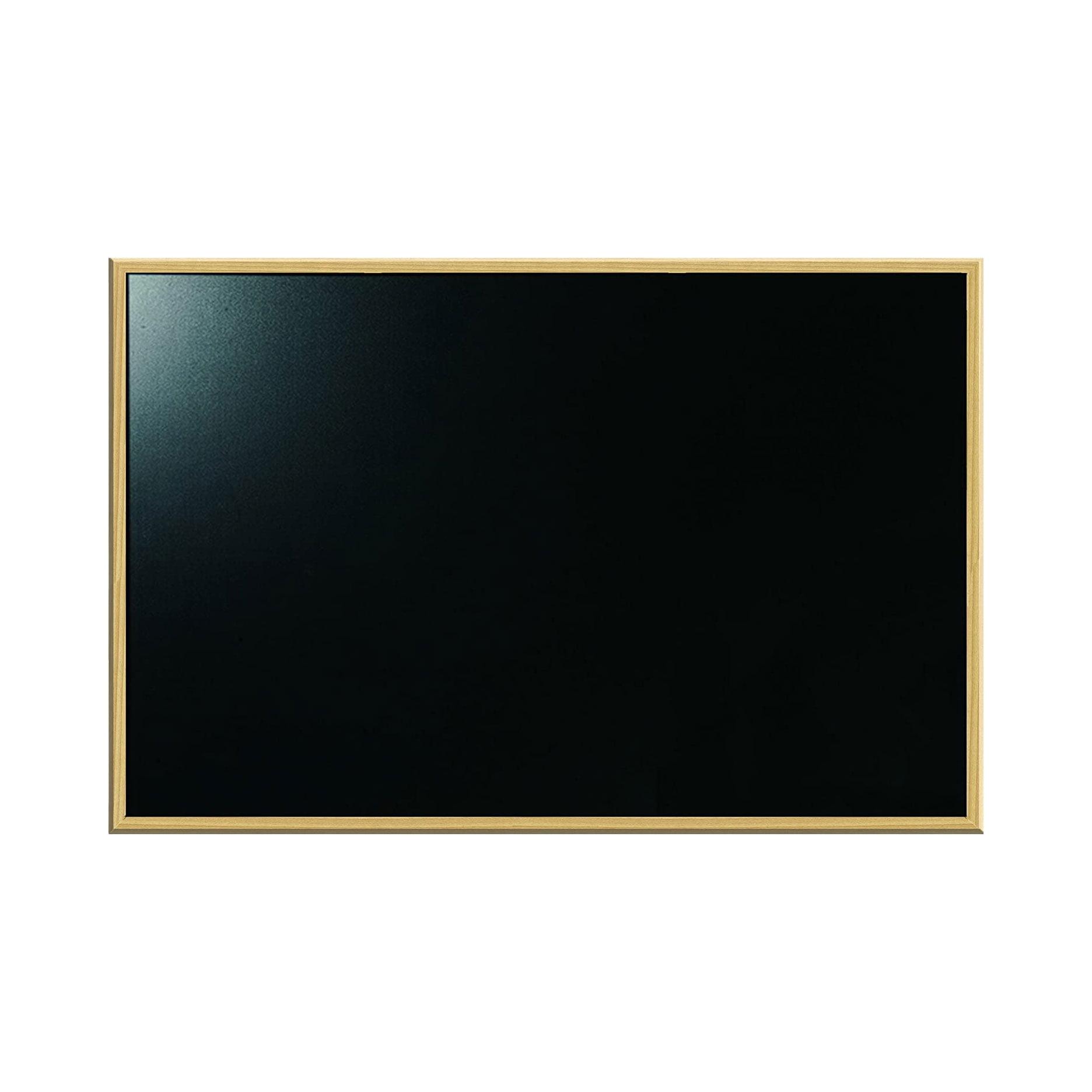 Classic 24 x 18 Inch Black Chalkboard with Wood Frame