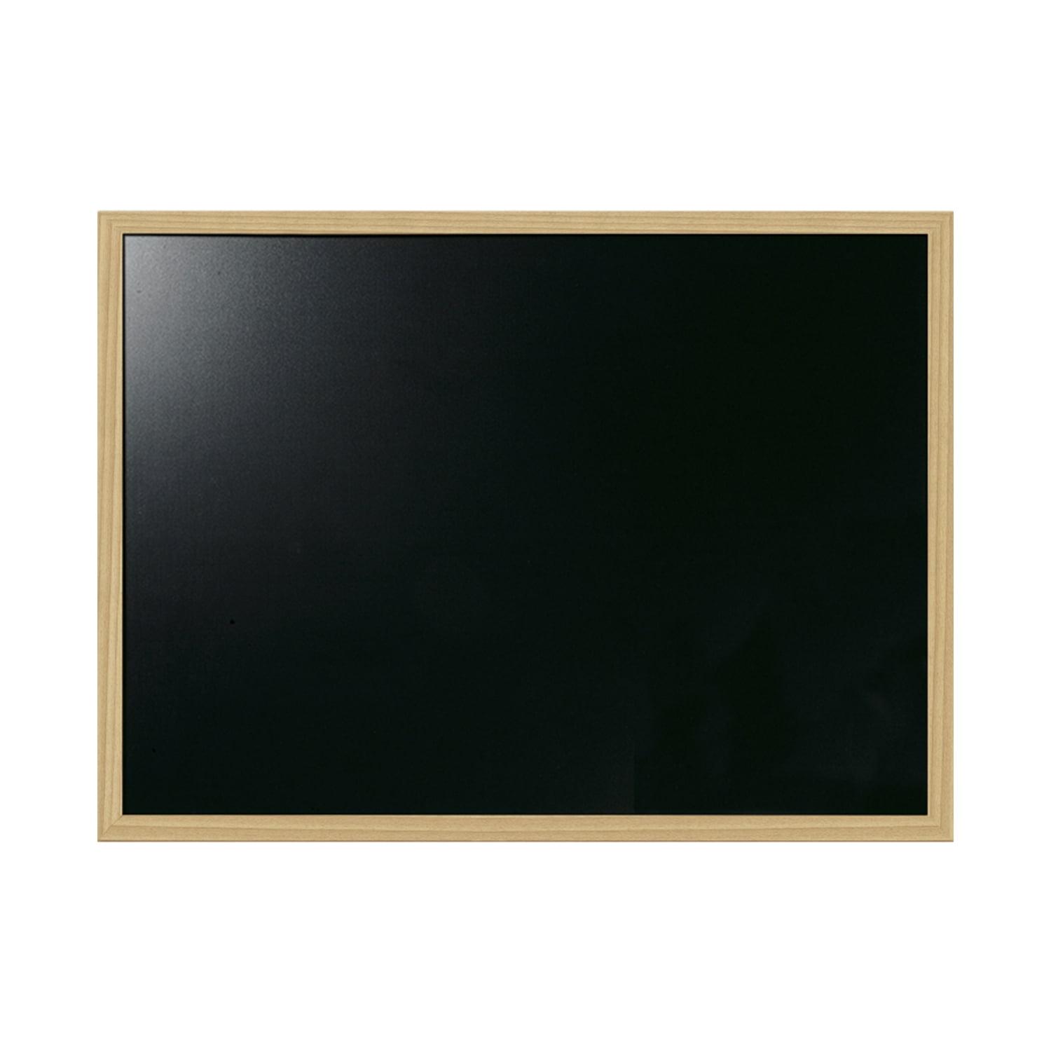 Classic Black Chalkboard with Oak Wood Frame, 17 x 23 Inches