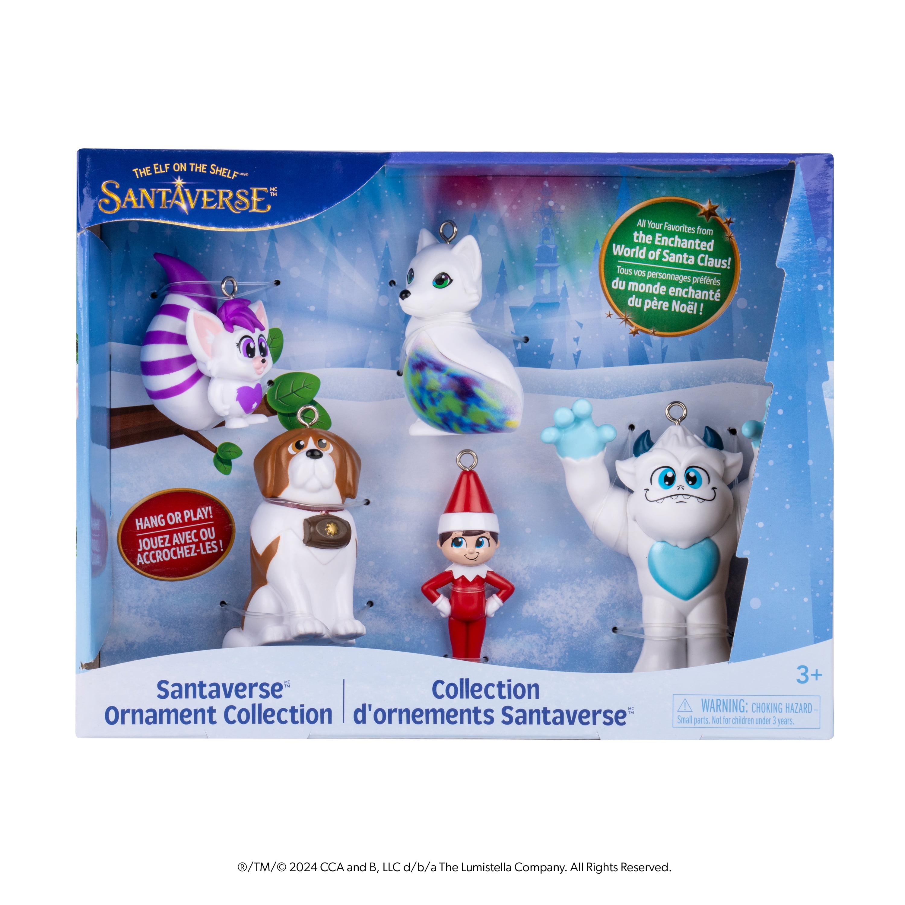 The Elf on the Shelf Santaverse Plastic Ornament Set