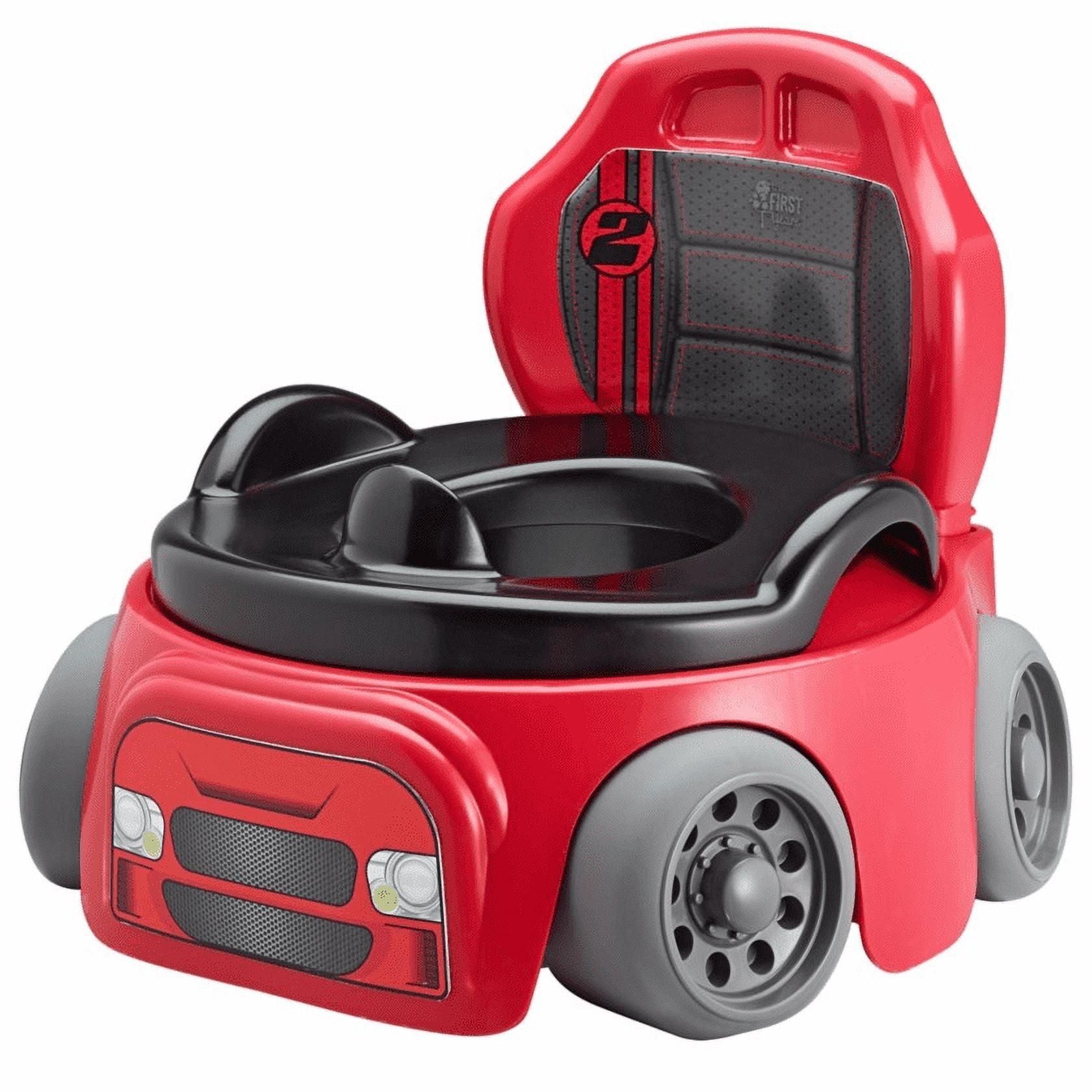 The First Years Training Wheels Racer Potty Chair and Toddler Toilet Seat