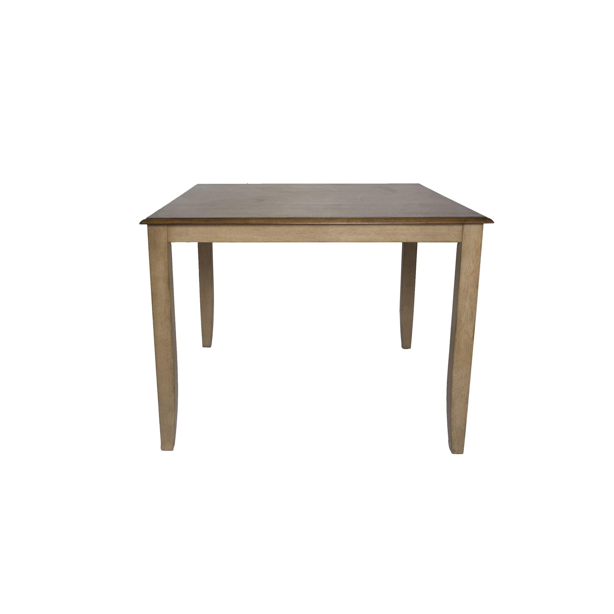 The Hamptons Collection 48” Brown Square Hardwoood Cafe Height Table