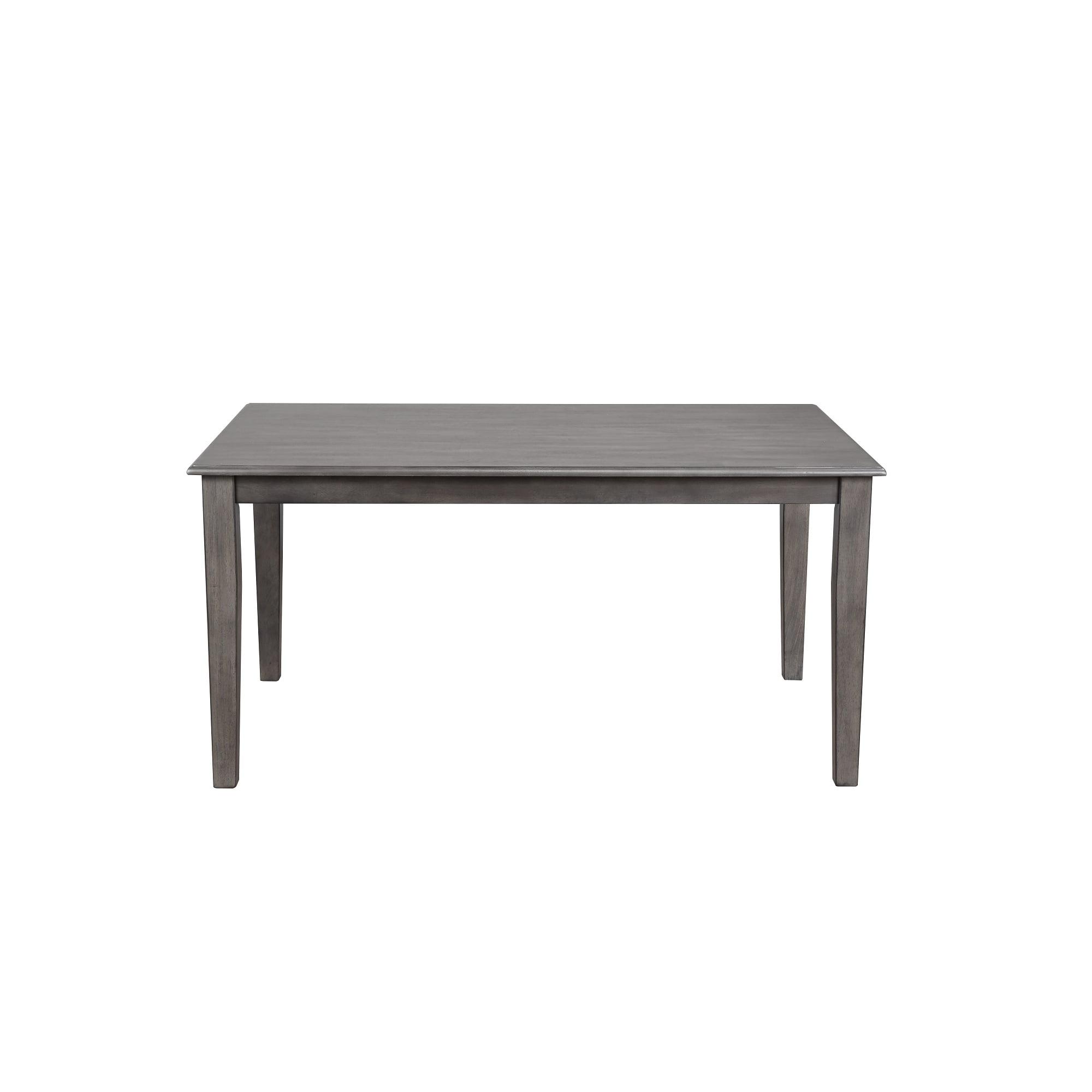 The Hamptons Collection 60” Gray Rectangular Wooden Dining Table