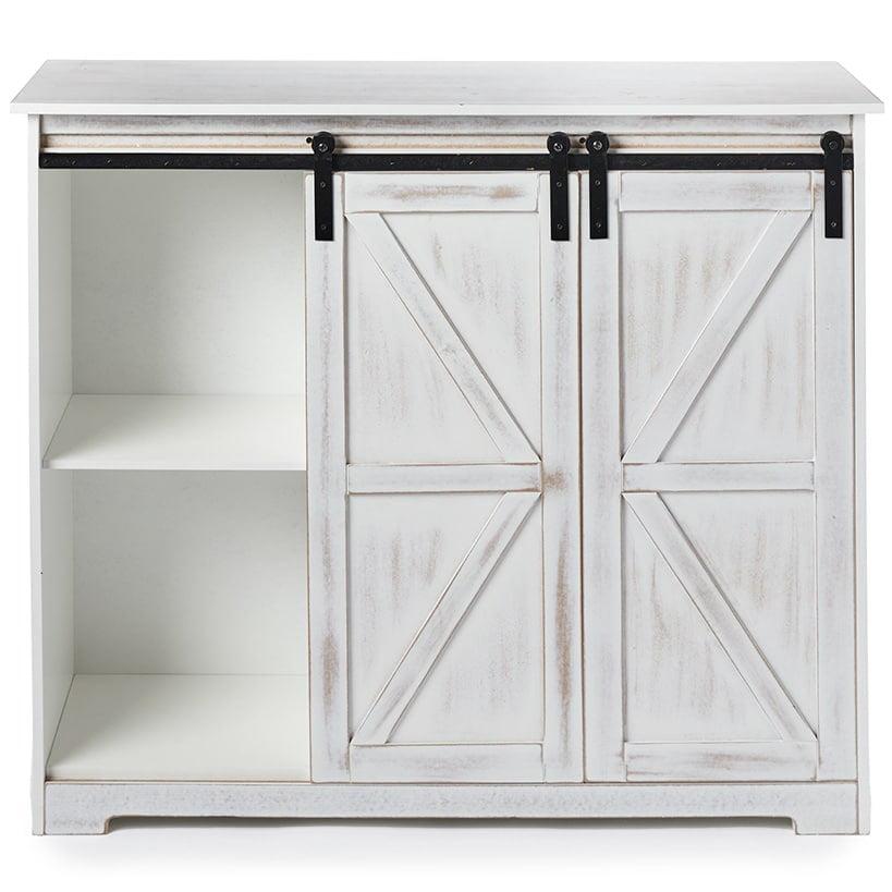 The Lakeside Collection Barn Door-Style Buffet Cabinets