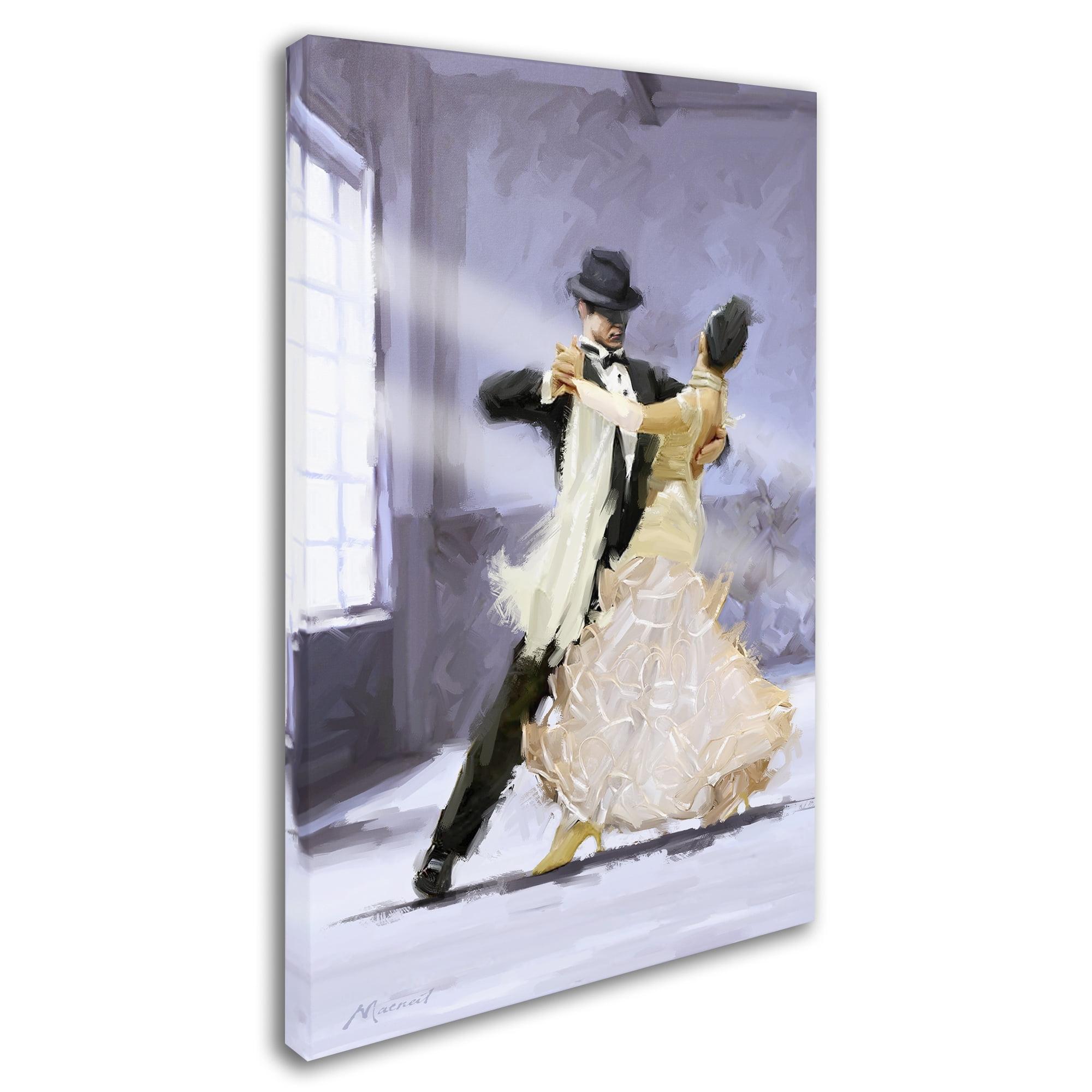 Trademark Fine Art The Macneil Studio " Ballroom Dancing " by The Macneil Studio