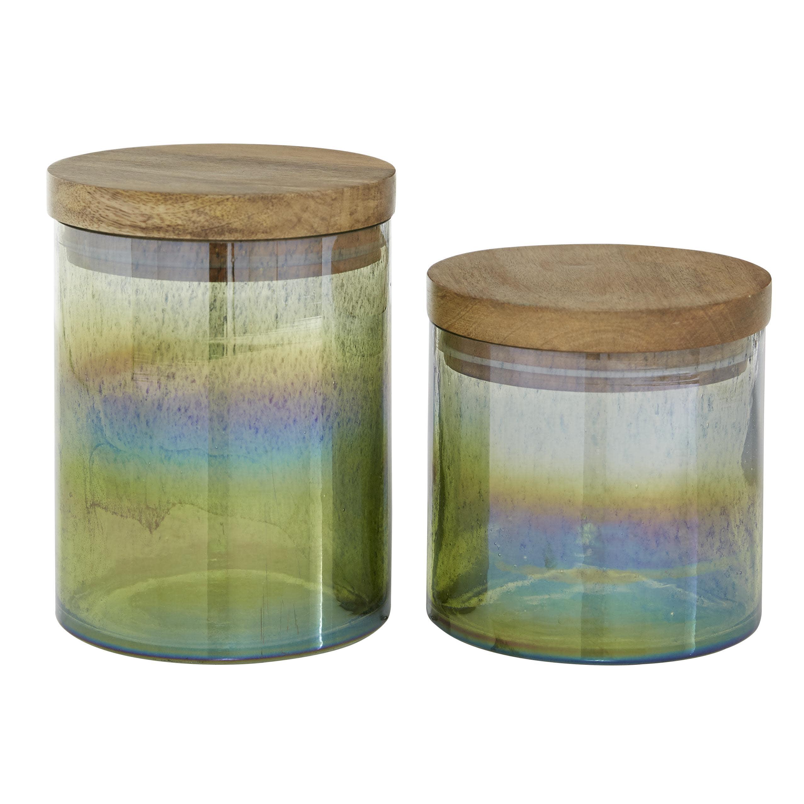 Wood Decorative Urns & Jars