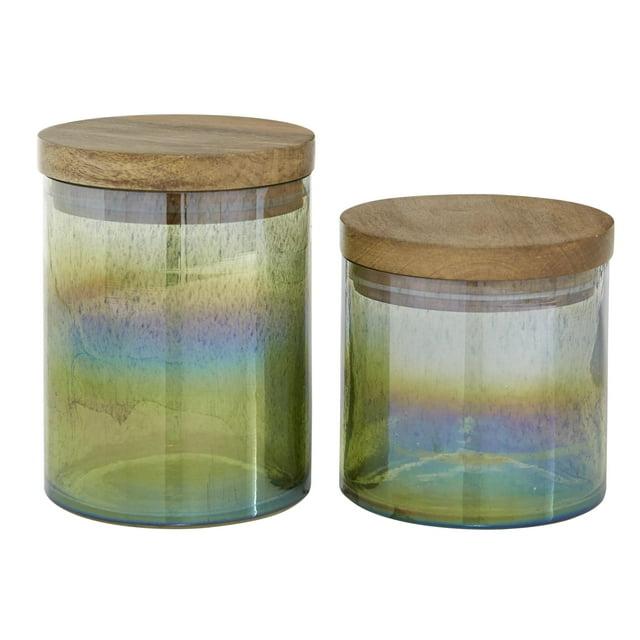 Wood Decorative Urns & Jars