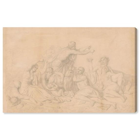 Art Remedy The Nursing of Jupiter Canvas Vintage Art by Art Remedy