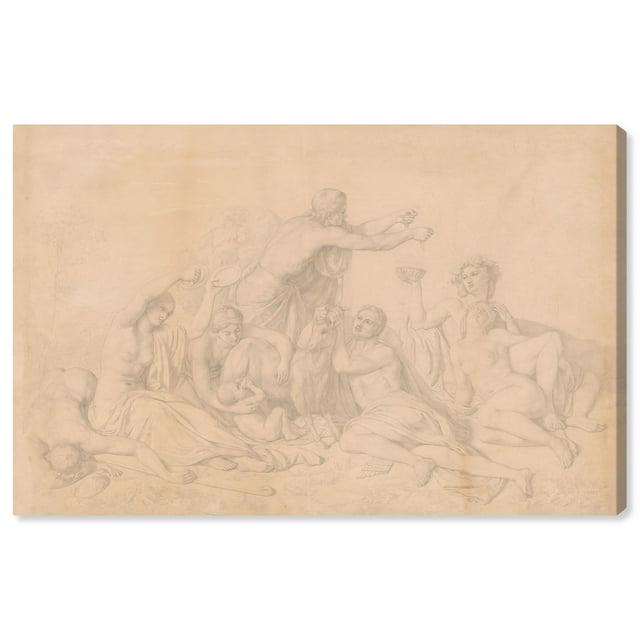 Art Remedy The Nursing of Jupiter Canvas Vintage Art by Art Remedy