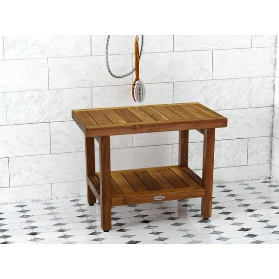 Aqua Teak Spa 24'' W Teak Shower Bench