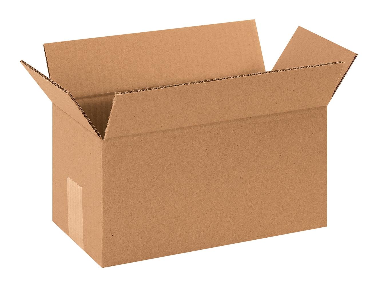 SSBM Heavy-Duty Corrugated Boxes Kraft Shipping Moving Packing Box, ECT-44, 12 x 6 x 6, 25/Bundle