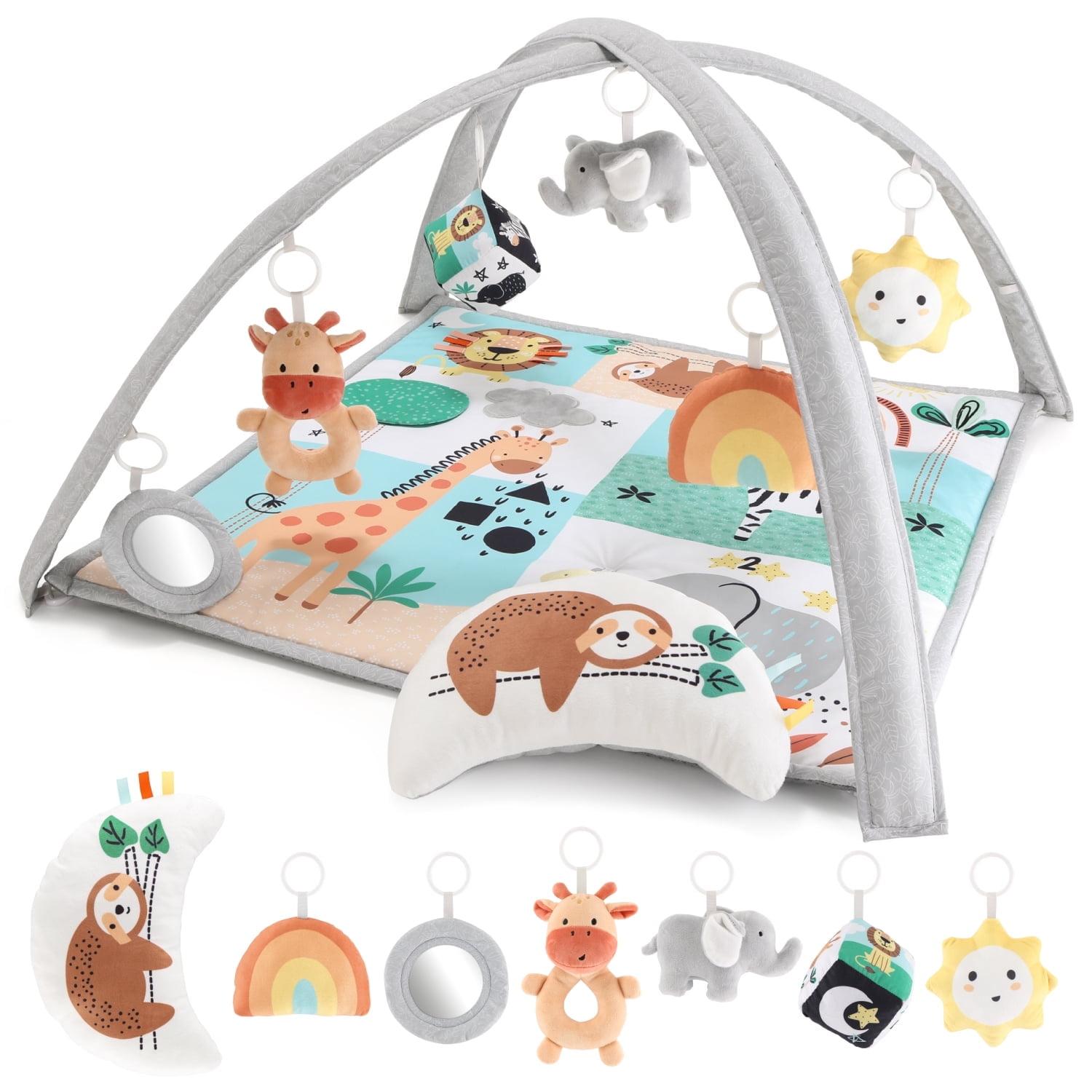 The Peanutshell Safari 123, 7-in-1 Activity Gym & Play Mat for Baby