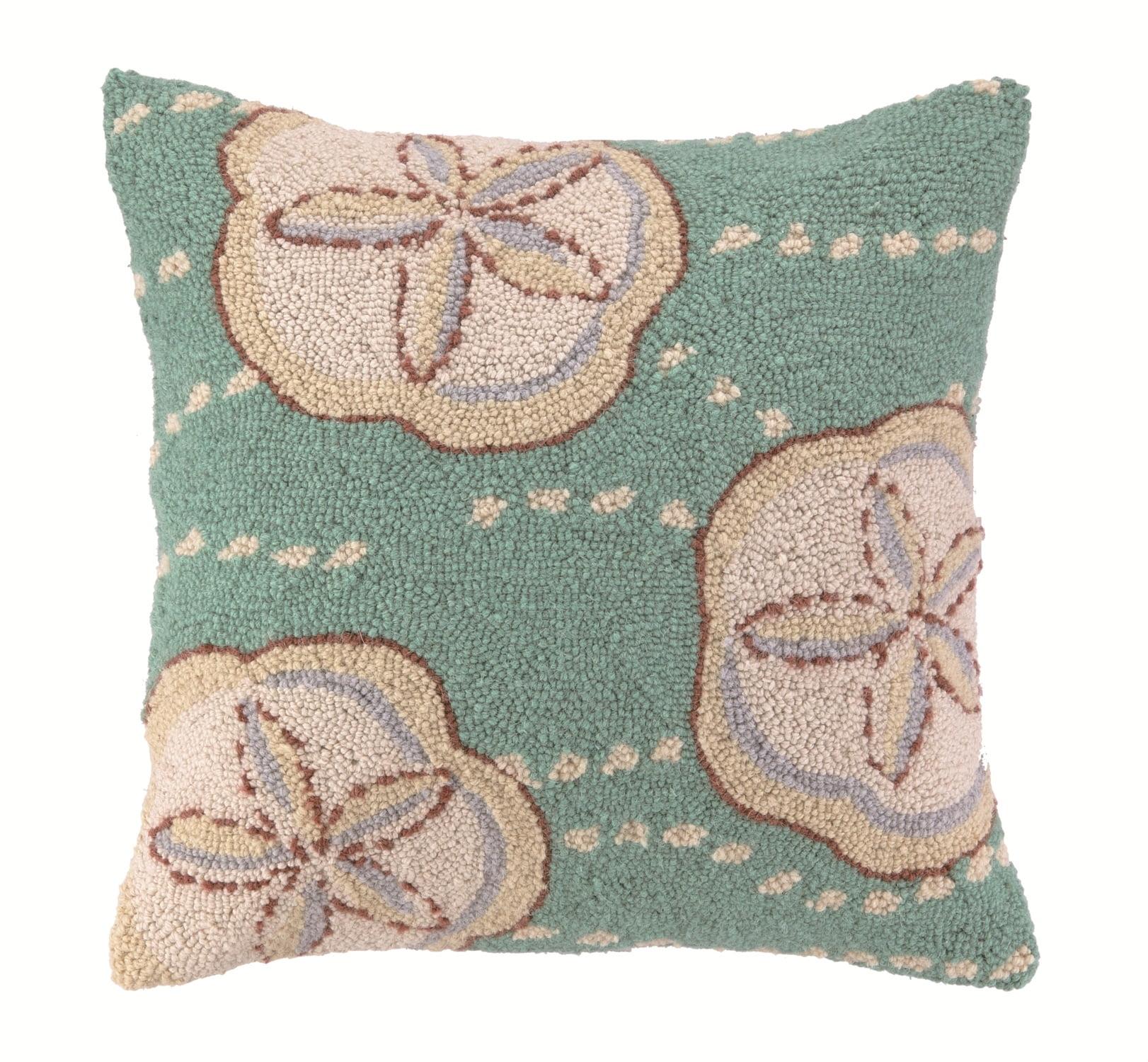 Makers Collective 18"x18" Sand Dollar Hook Throw Pillow