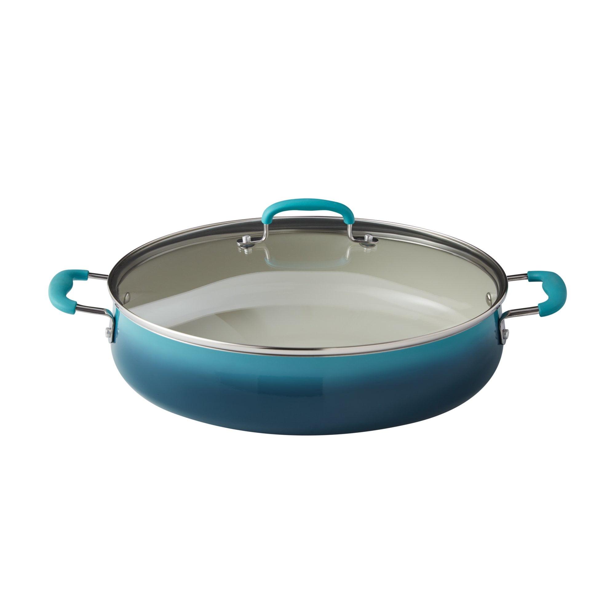 The Pioneer Woman 13-Inch Ceramic Everyday Pan, Teal