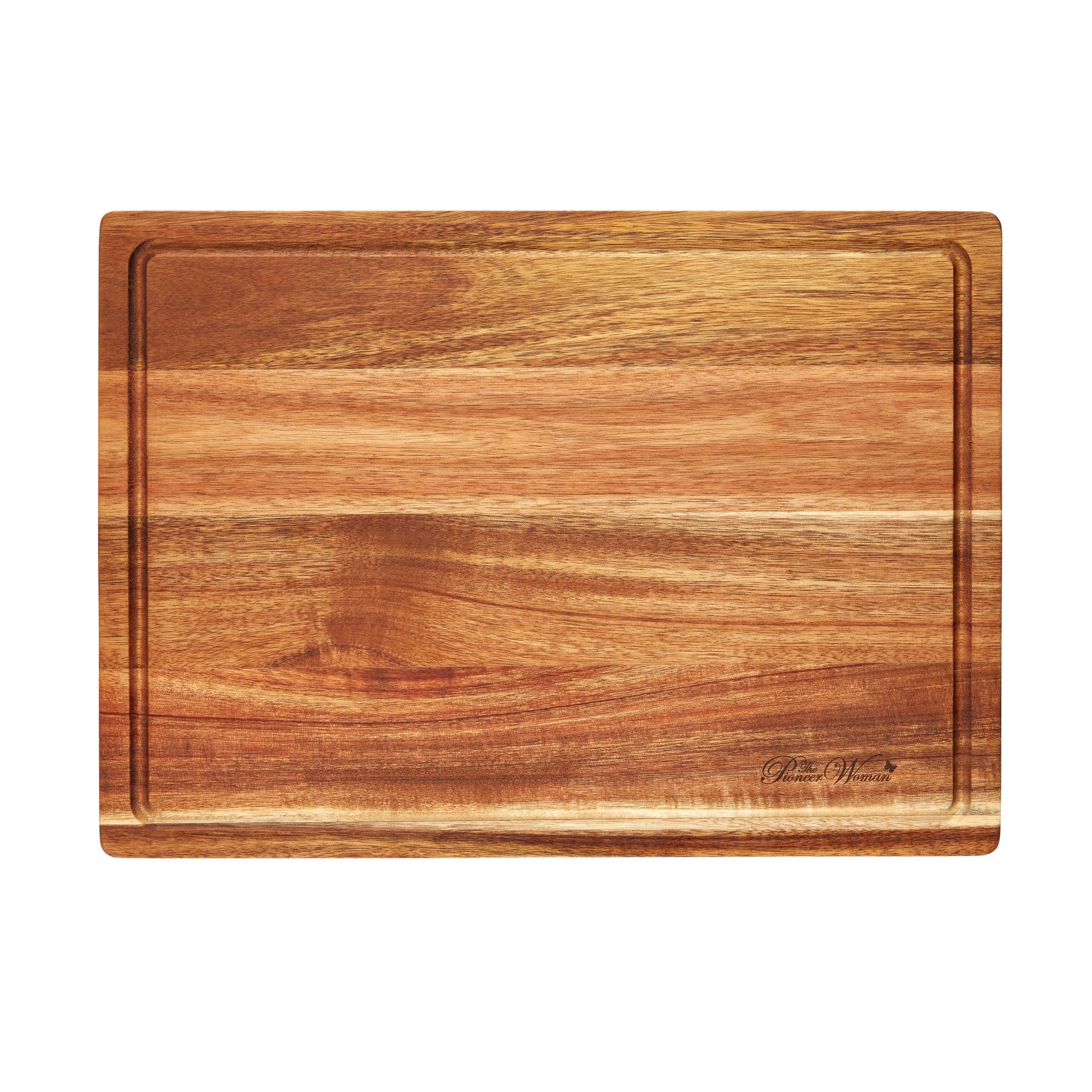 Birdie Botanicals 13" x 18" Acacia Wood Cutting Board