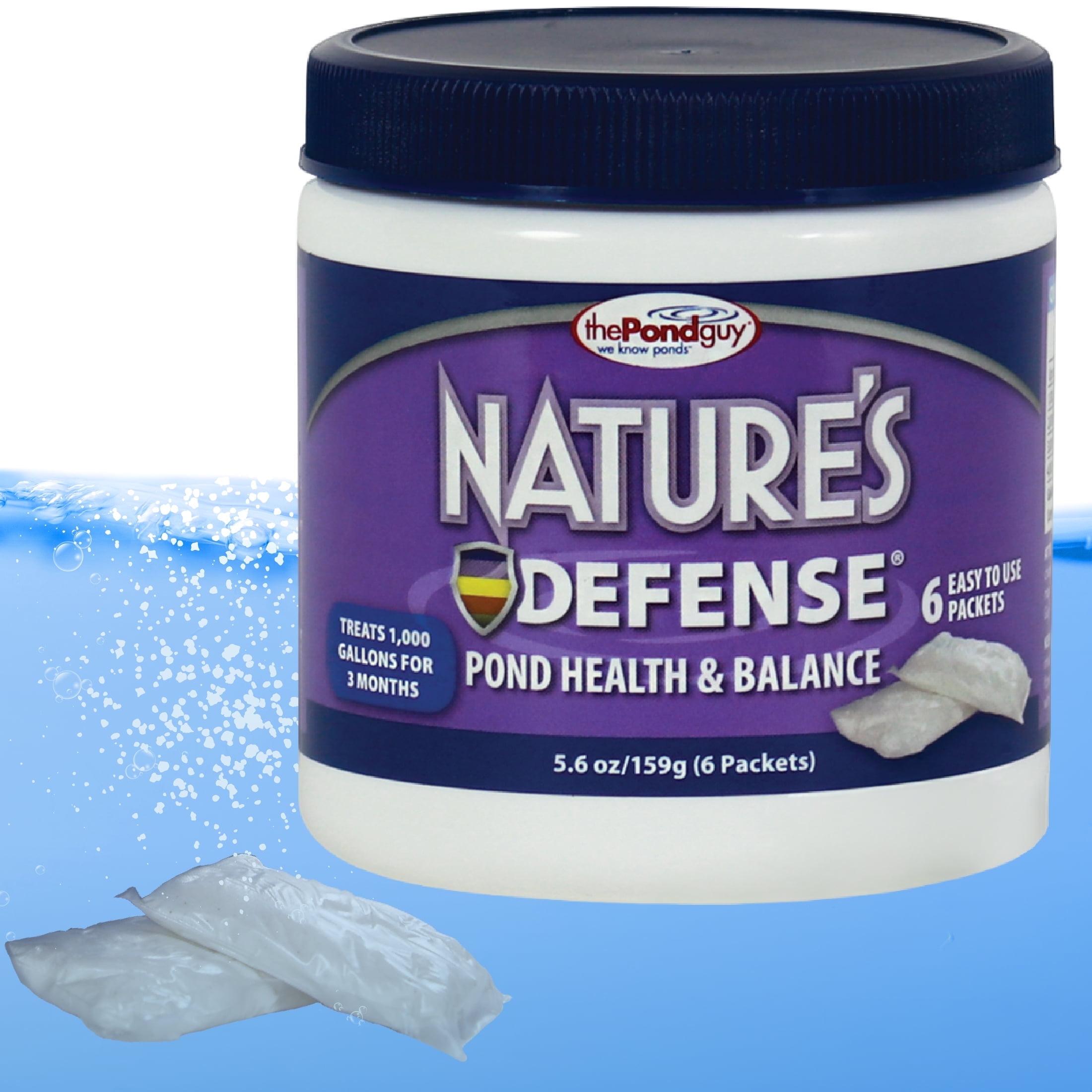 The Pond Guy Nature's Defense Water Garden Beneficial Bacteria Treatment, 6 Packets