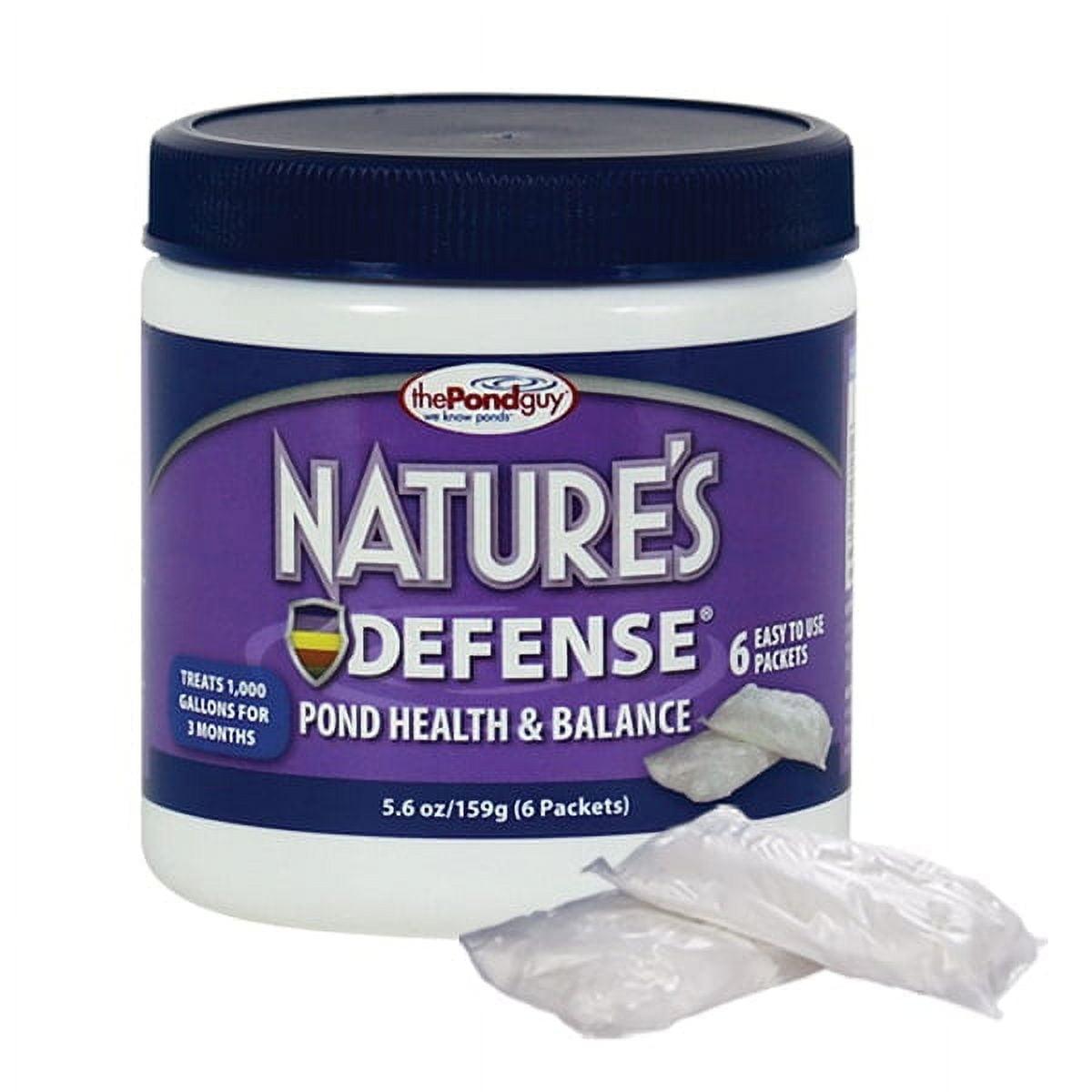 The Pond Guy Nature's Defense Water Garden Beneficial Bacteria Treatment, 6 Packets