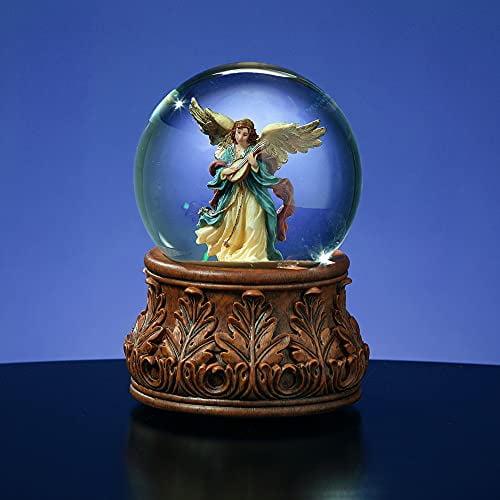 San Francisco Angel Mandolin Resin Base Christmas Water Globe