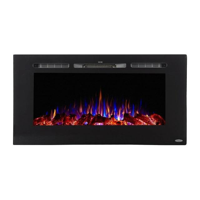 Touchstone The Sideline Electric Fireplace for Recessed or Wall Mount Installation