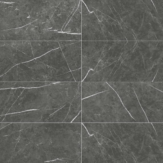 The Tile Life Opera 12" x 24" Porcelain Marble Look Wall & Floor Tile